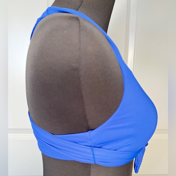 Becca Blue Swim Top Separate Size L - Picture 4 of 6